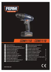 Notice Ferm CDM1118 Perceuse électrique