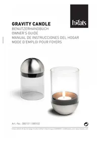 Notice Höfats GRAVITY CANDLE M60 Bougie