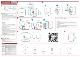 Notice Hikvision DSPWA32HGR Alarme de sécurité