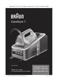 Notice BRAUN CARESTYLE 7 PRO IS 7156 BK темір