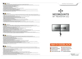 Notice Newstar NMD135DSILVER Moniteur