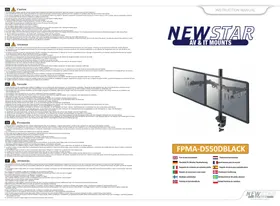 Notice Newstar FPMAD550DBLACK Moniteur
