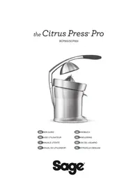 Notice SAGE THE CITRUS PRESS PRO SCP800 Extracteur de jus