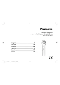 PANASONIC EHXR10 - Oczyszczanie twarzy