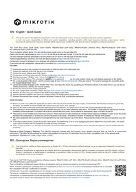 Notice Mikrotik WIRELESS WIRE Point d'accès