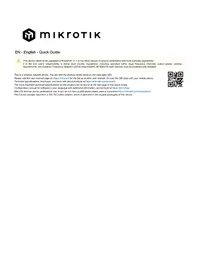 Notice Mikrotik LTAP MINI LTE KIT Точка доступа