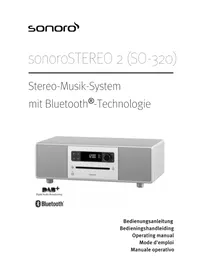 Notice SONORO STEREO 2 Radio