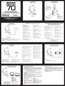 Notice TURTLE BEACH EAR FORCE RECON 70 Casque