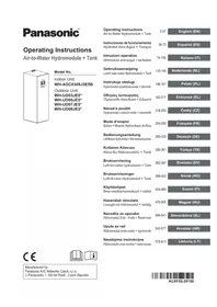 Notice PANASONIC WHADC0309J3E5B Klimatska naprava