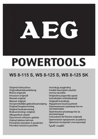 Notice AEG WS 8115 S Vermaler