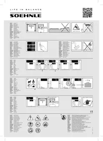 Notice SOEHNLE STYLE SENSE MULTI 300 Balance