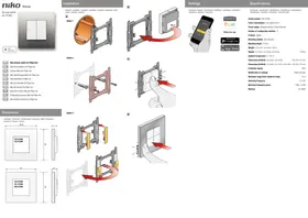 Notice Niko DIMMER SWITCH Maison intelligente