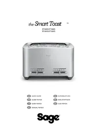 Notice SAGE THE SMART TOAST BTA845 Toaster