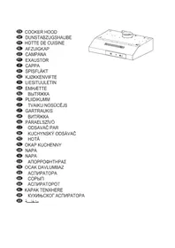 Notice FABER TCH04 BK16A 741 Hotte