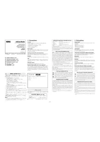 Notice KORG VOLCA DRUM Synthétiseur