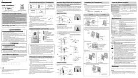 PANASONIC VLV554 - Sonnette de portes