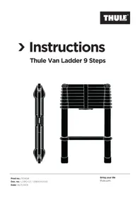 Notice THULE VAN LADDER 9 STEPS échelle
