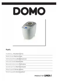 Notice DOMO B3963 Máquina de pan