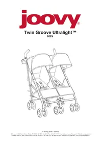 Notice Joovy TWON GROOVE ULTRALIGHT Paseante