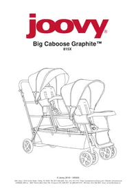Notice Joovy BIG CABOOSE GRAPHITE Paseante