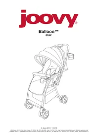 Notice Joovy BALLOON Paseante