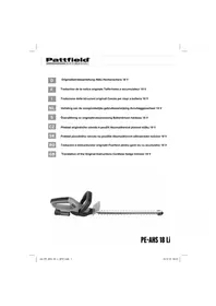 Notice Pattfield PEAHS 18 LI Heggenschaar