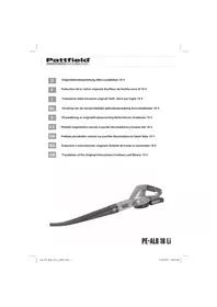 Notice Pattfield PEALB 18 LI Foukač