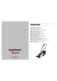 Notice Pattfield PEEM 1032 Tondeuse à gazon