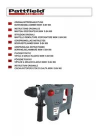 Notice Pattfield EBH 900 Perceuse