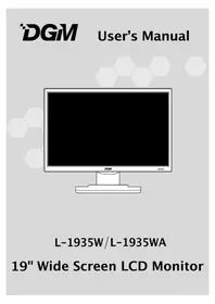 DGM L1935W - Moniteur