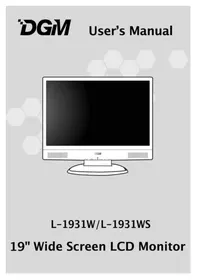 DGM L1931WS - Moniteur