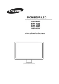 Notice Hanwha SMT1935 Moniteur