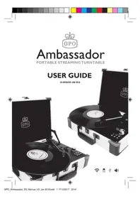 Notice GPO AMBASSADOR Platenspeler