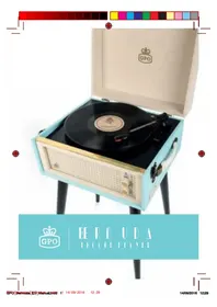 Notice GPO BERMUDA Platenspeler