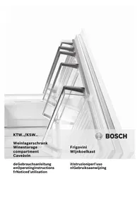 Notice BOSCH KTW18V80GB Cave à vin