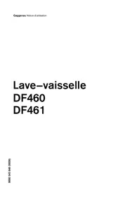 Notice GAGGENAU DF460161F Lave-vaisselle