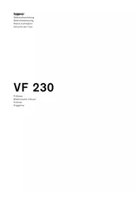 Notice GAGGENAU VF230114 Friggitrice