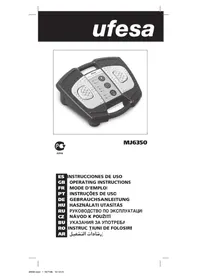 Notice UFESA MJ6350 Appareil de massage