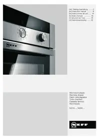 Notice NEFF N21H40N3 Tiroir et armoire chauffants