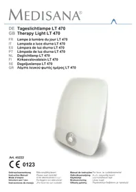 Notice MEDISANA LT470 Lampe thérapeutique