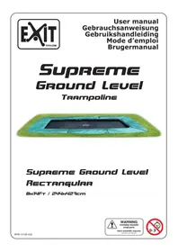 Notice EXIT SUPREME GOUND LEVEL 244 X 427 CM Trampoline