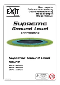 Notice EXIT SUPREME GOUND LEVEL 427CM Trampoline
