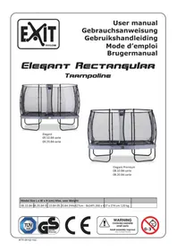 Notice EXIT ELEGANT ECONOMY 244 X 427 CM Trampoline