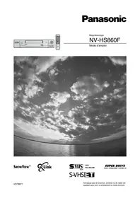 PANASONIC NVHS860F - Magnétoscope