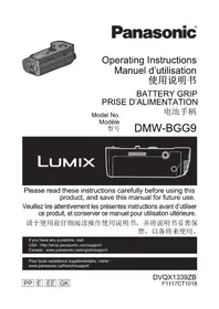Notice PANASONIC LUMIX DMWBGG9 Kamera