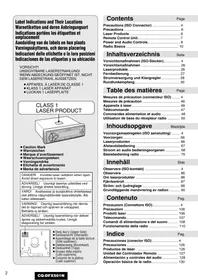 PANASONIC CQDFX501N - Autoradio