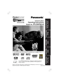 PANASONIC PVD4762K - DVD player