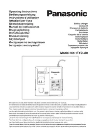 Notice PANASONIC EY0L80 Зарядний пристрій для батарейок