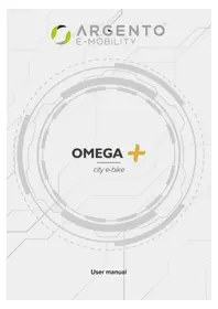 Notice Argento OMEGA Vélo électrique