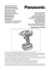 Notice PANASONIC EY7541 Schrauber